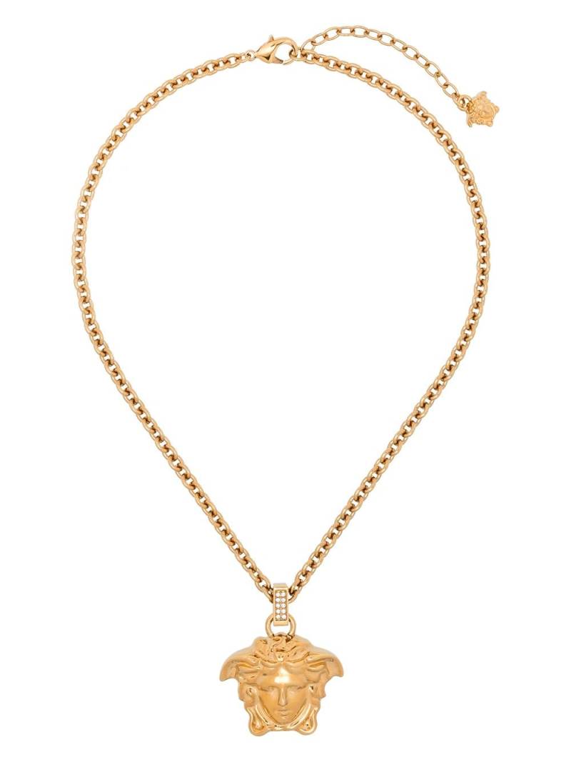 Versace La Medusa crystal-embellished necklace - Gold von Versace
