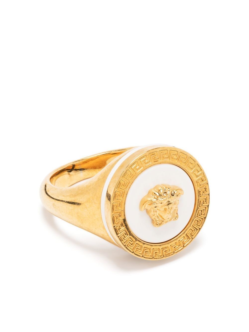 Versace Medusa enamel ring - Gold von Versace