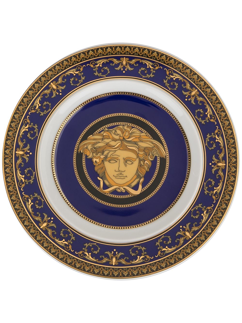 Versace Medusa round 18.5cm plate - Blue von Versace