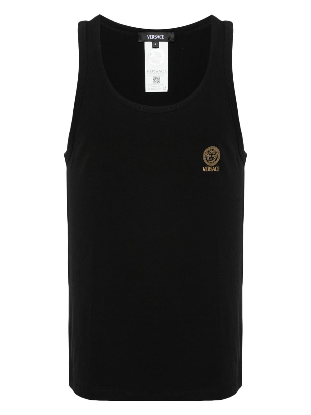 Versace Medusa round-neck tank top - Black von Versace