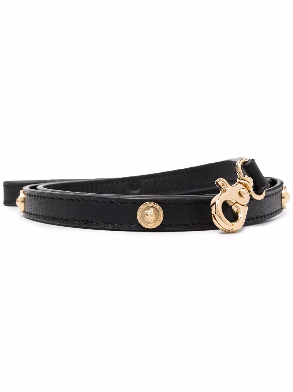 Versace small Icon pet leash - Black von Versace