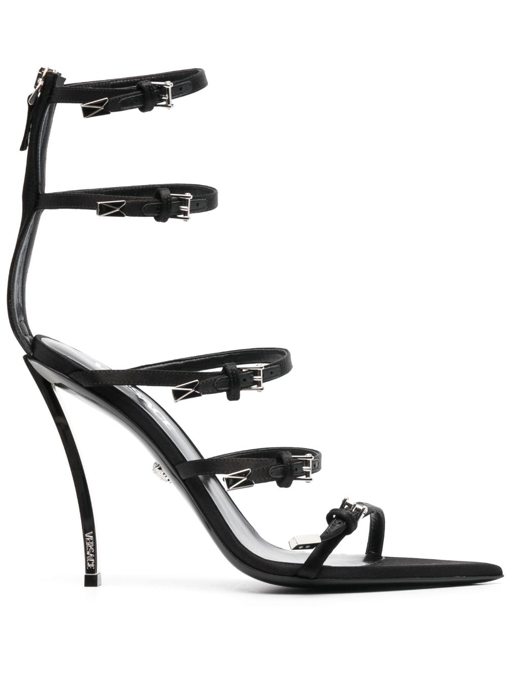 Versace Pin-Point 120mm sandals - Black von Versace