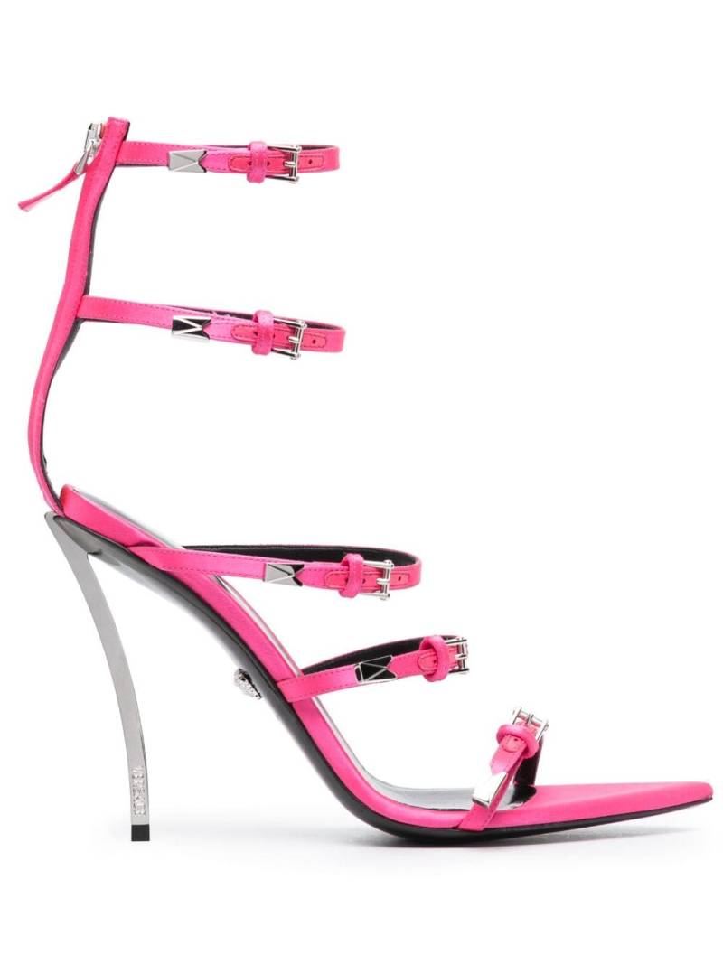 Versace Pin-Point 120mm strappy sandals - Pink von Versace