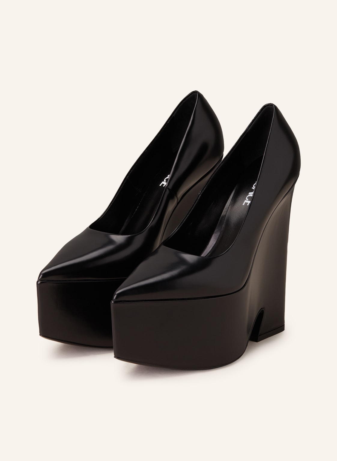 Versace Plateau-Pumps schwarz Versace Plateau-Pumps schwarz von Versace