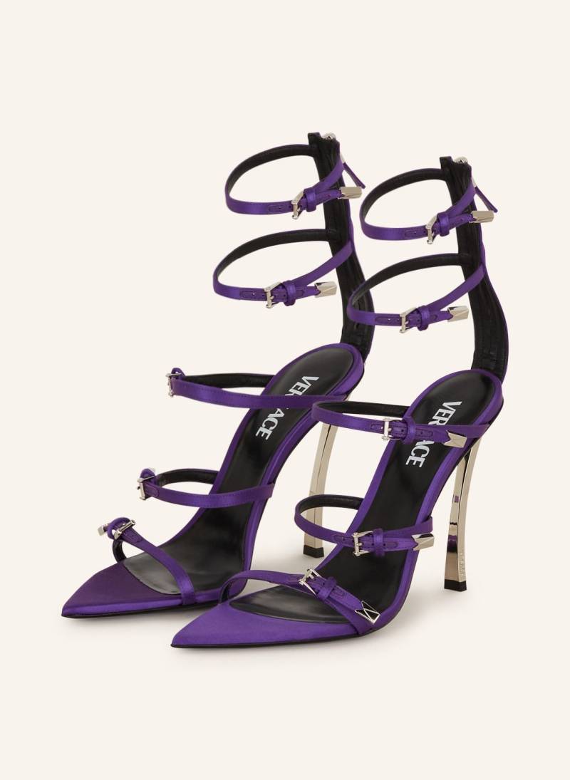 Versace Sandaletten lila von Versace