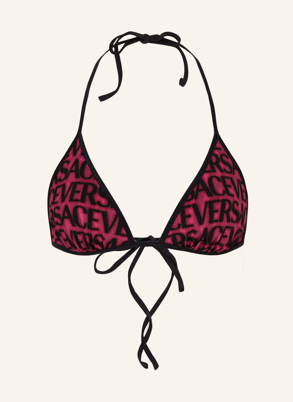 Versace Triangel-Bikini-Top Zum Wenden pink von Versace