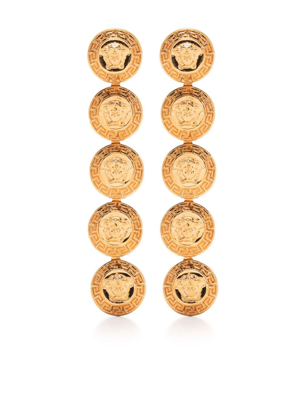 Versace Tribute Medusa drop earrings - Gold von Versace