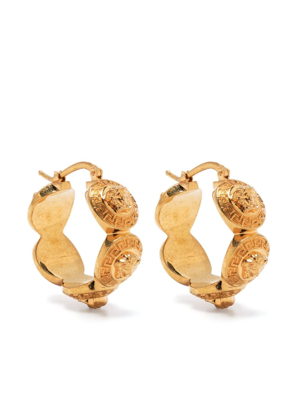 Versace Tribute Medusa hoop earrings - Gold von Versace