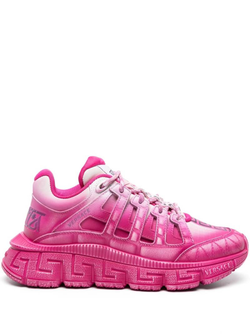 Versace Trigreca leather sneakers - Pink von Versace