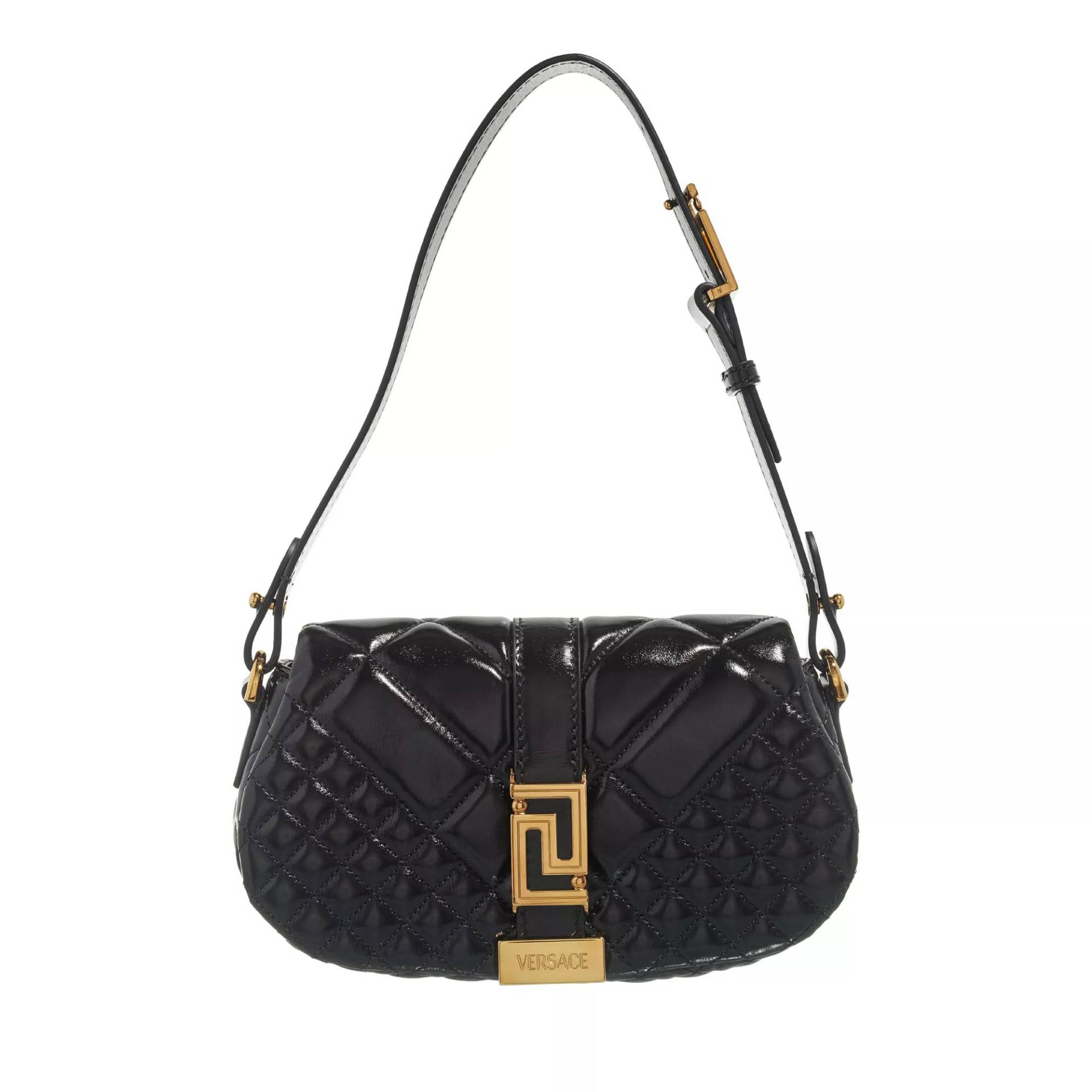 Versace Umhängetasche - Mini Bag Lamb Leather - Gr. unisize - in Schwarz - für Damen von Versace