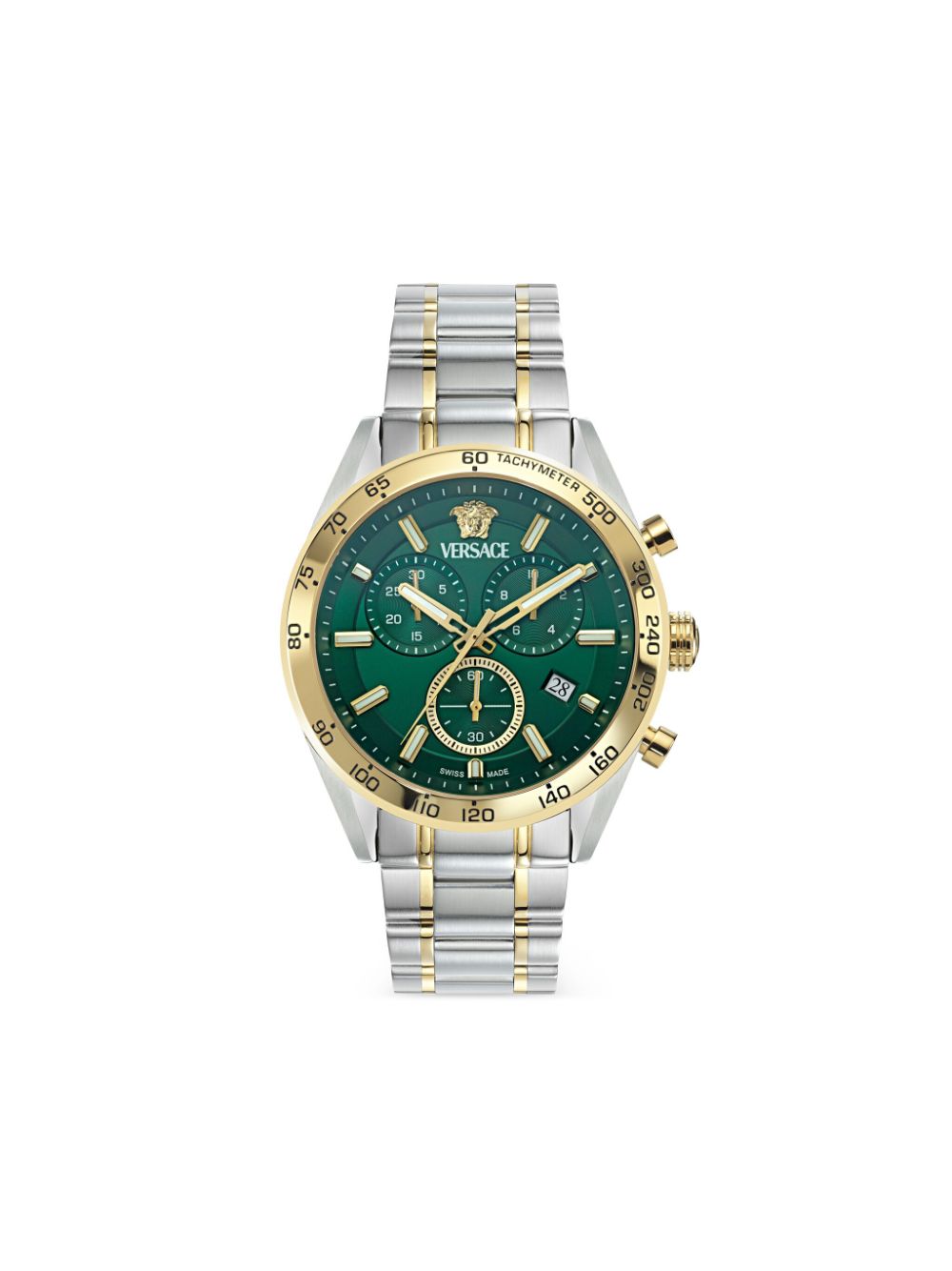 Versace V-Code Chronograph 41mm - Green von Versace