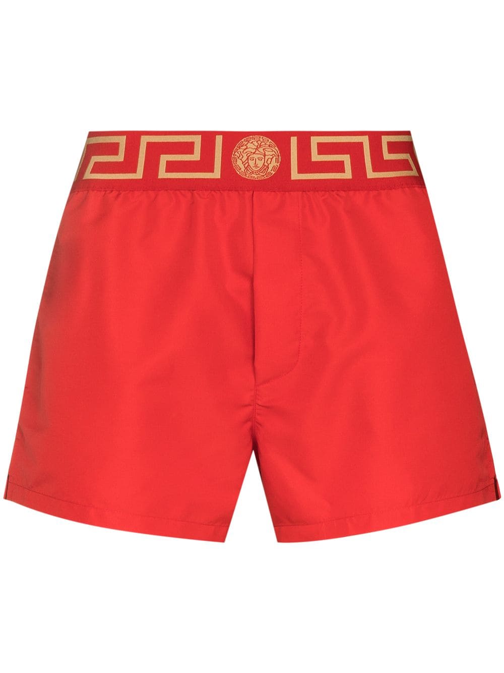 Versace Greca Border swim shorts - Red von Versace