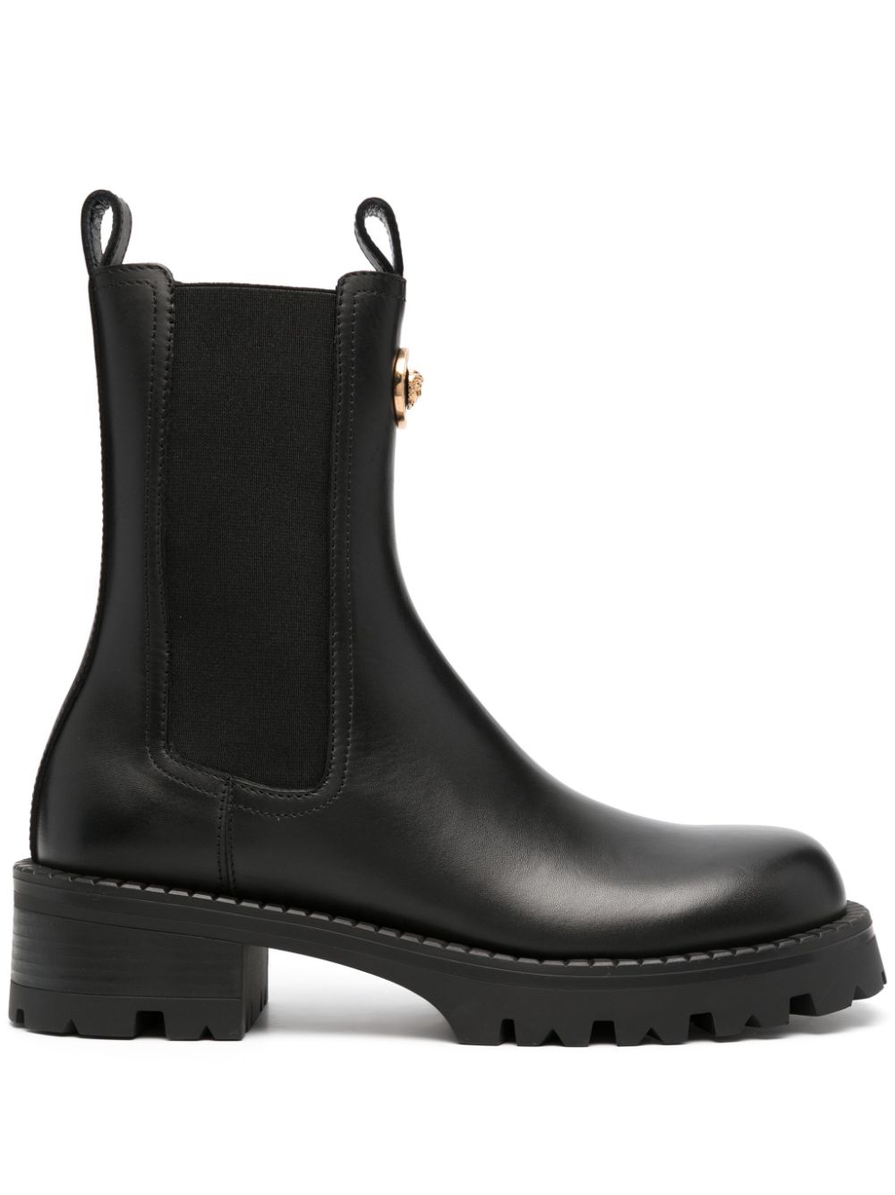 Versace Alia leather Chelsea boots - Black von Versace