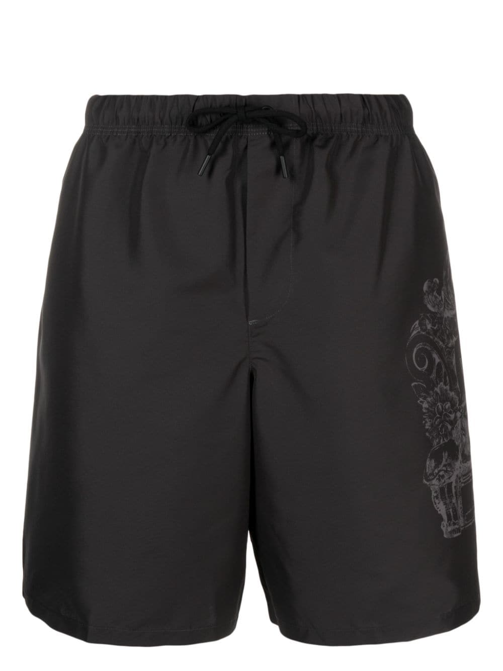 Versace Versace Cartouche-print swim shorts - Black von Versace