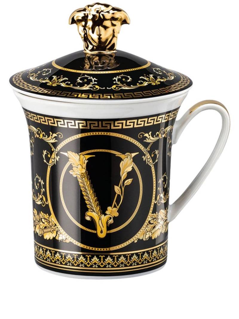 Versace Virtus Gala 30 Years porcelain mug - Black von Versace
