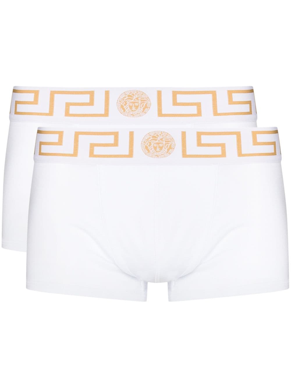 Versace Greca Border boxer briefs (pack of two) - White von Versace