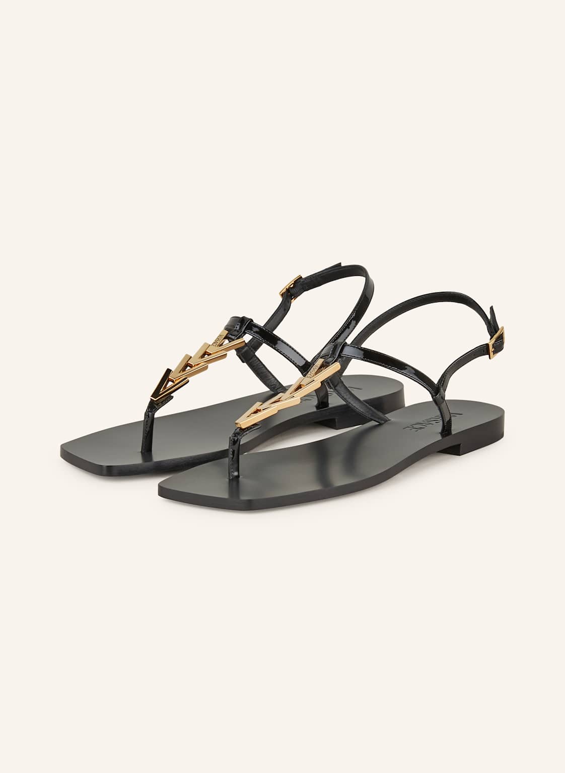 Versace Zehentrenner schwarz Versace Zehentrenner schwarz von Versace