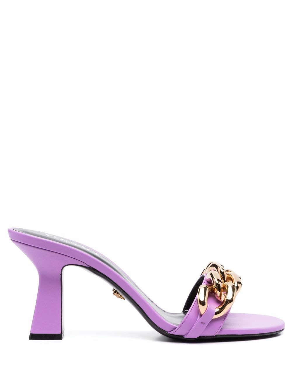 Versace chain-link mule sandals - Purple von Versace