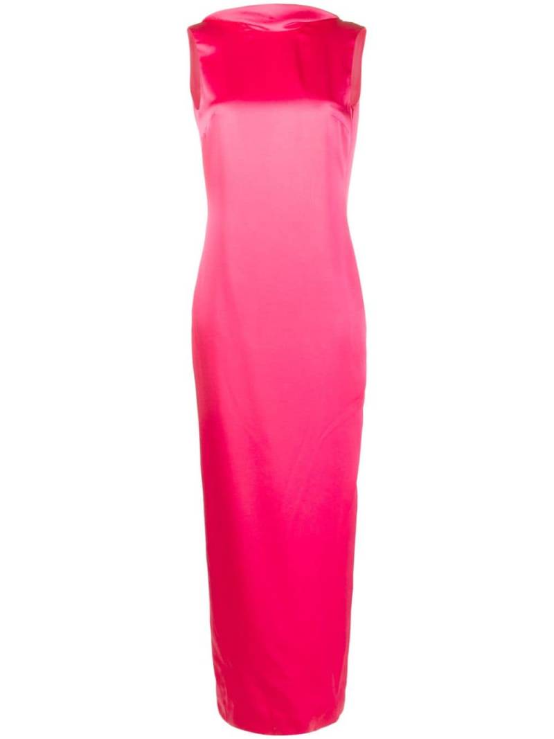 Versace cowl-back gown - Pink von Versace