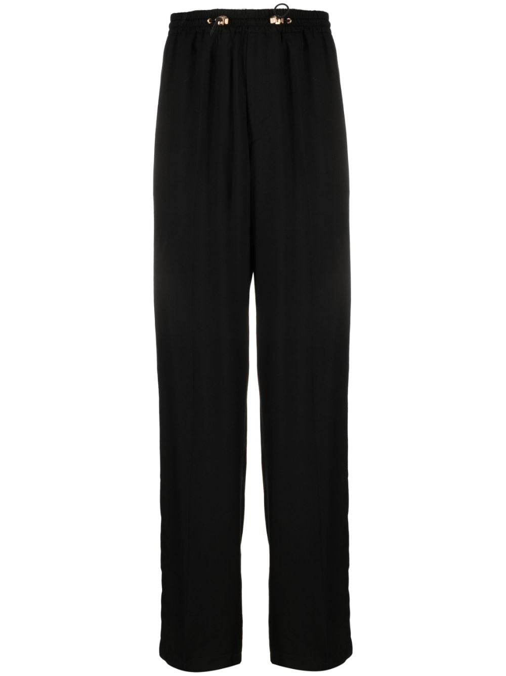 Versace drawstring-fastening cotton track pants - Black von Versace