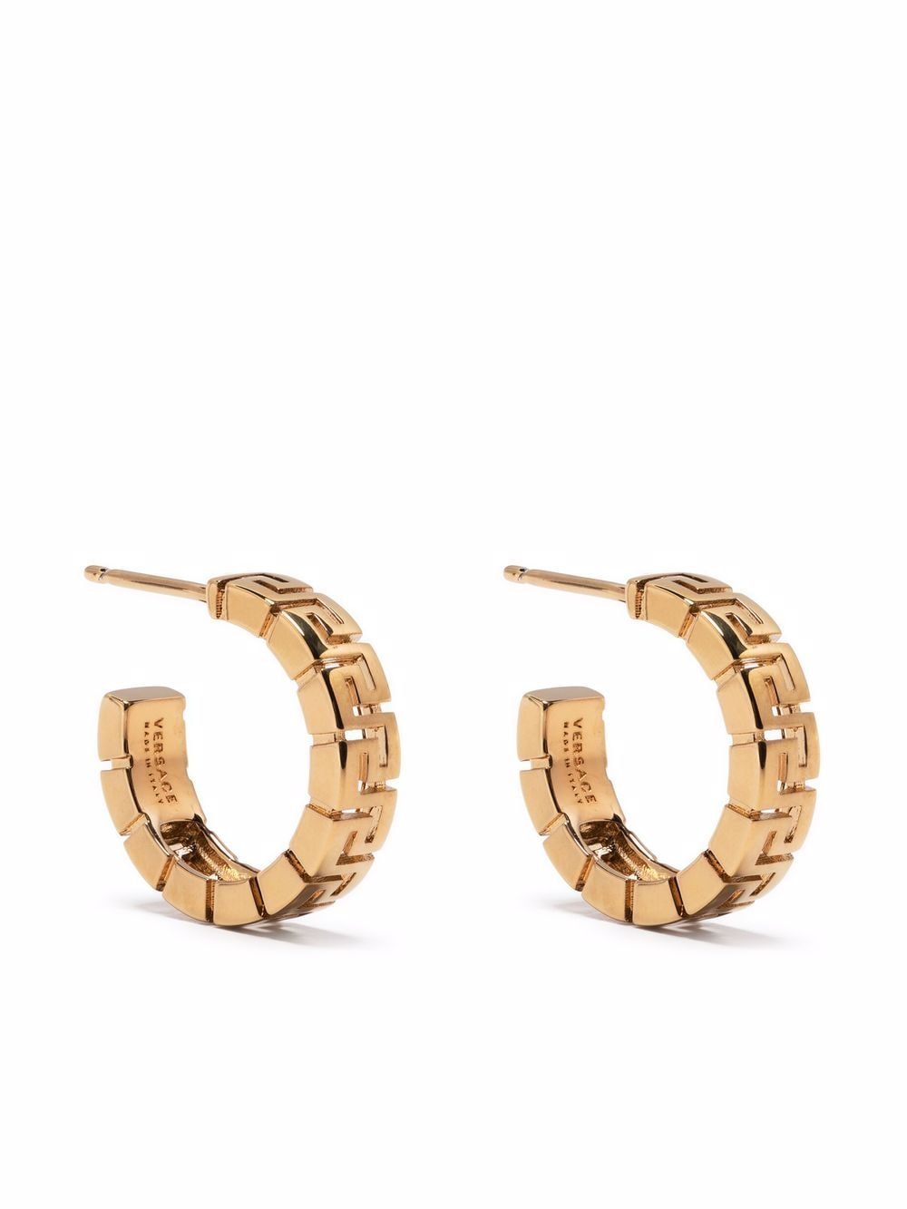 Versace Greca hoop earrings - Gold von Versace