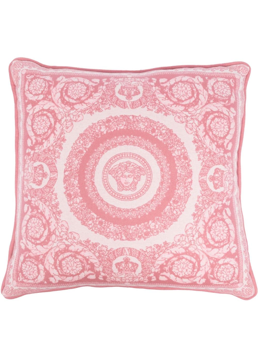 Versace graphic-print cushion - Pink von Versace