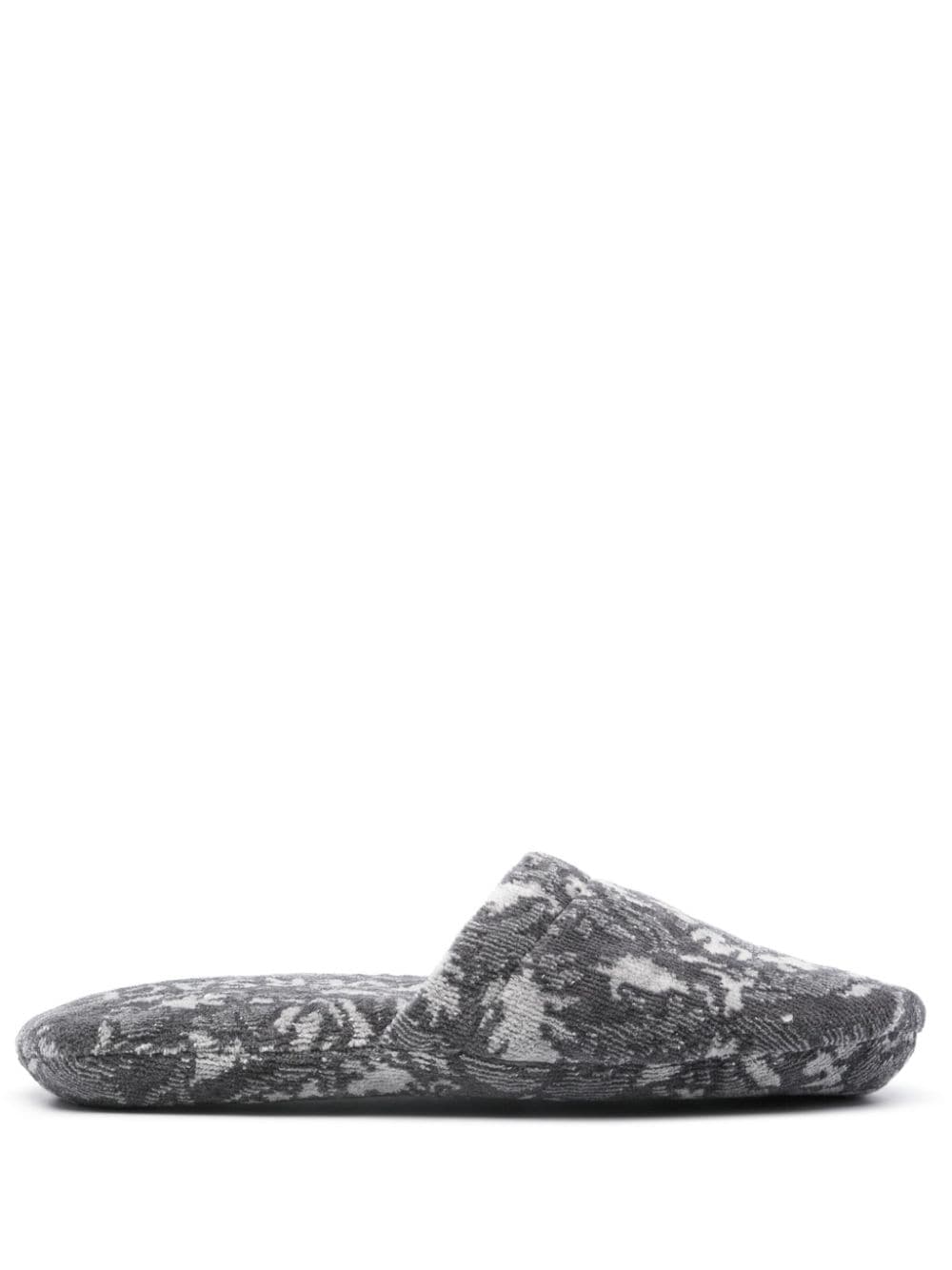 Versace jacquard cotton-blend slippers - Grey von Versace