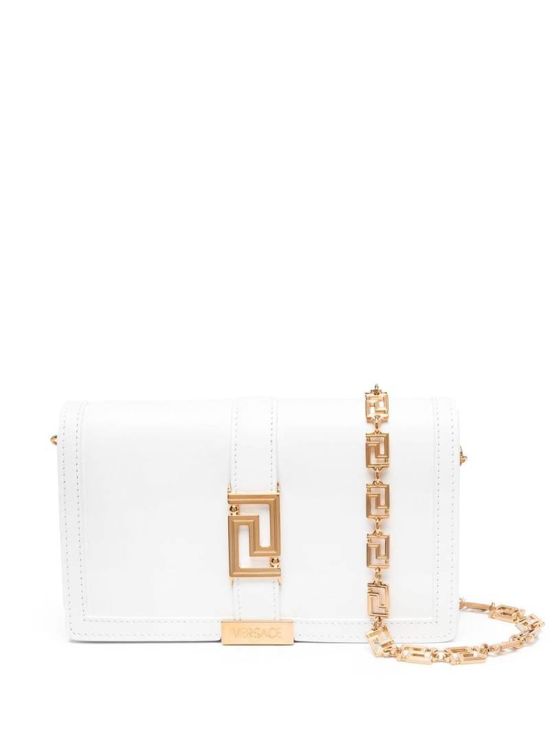 Versace Greca Godess mini bag - White von Versace