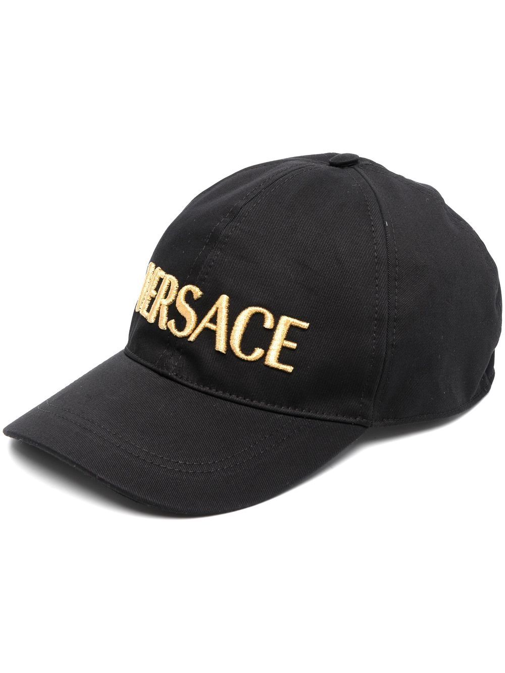 Versace logo-embroidered baseball cap - Black von Versace