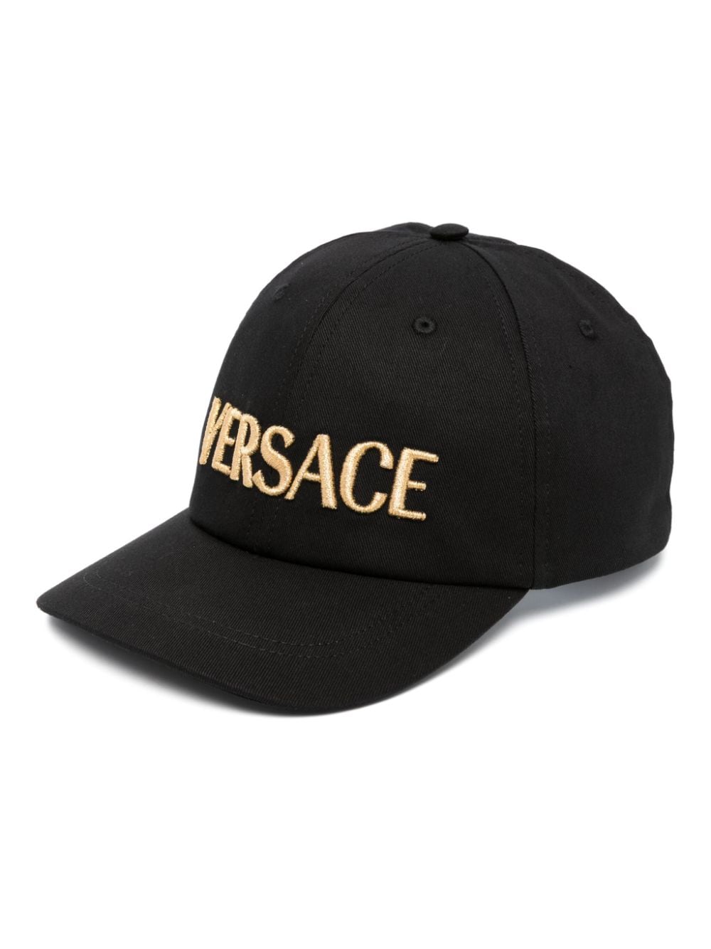 Versace logo-embroidered baseball cap - Black von Versace