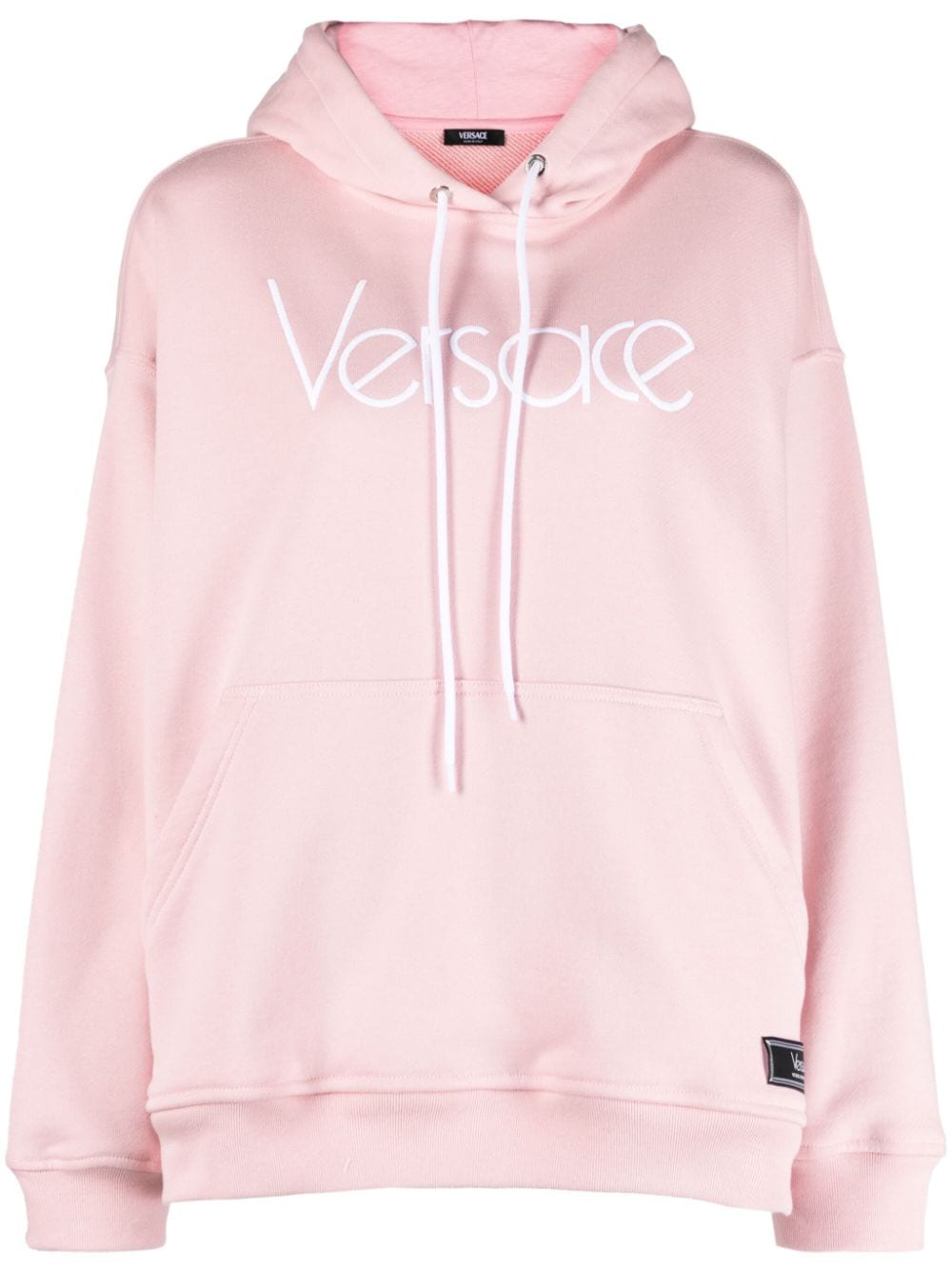 Versace 1978 Re-Edition logo-embroidered hoodie - Pink von Versace