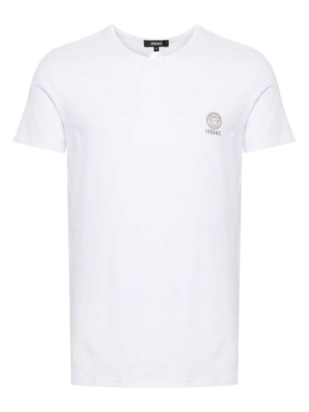 Versace logo-print T-shirt - White von Versace