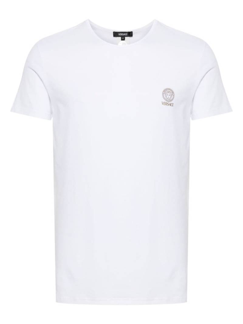 Versace logo-print T-shirt - White von Versace