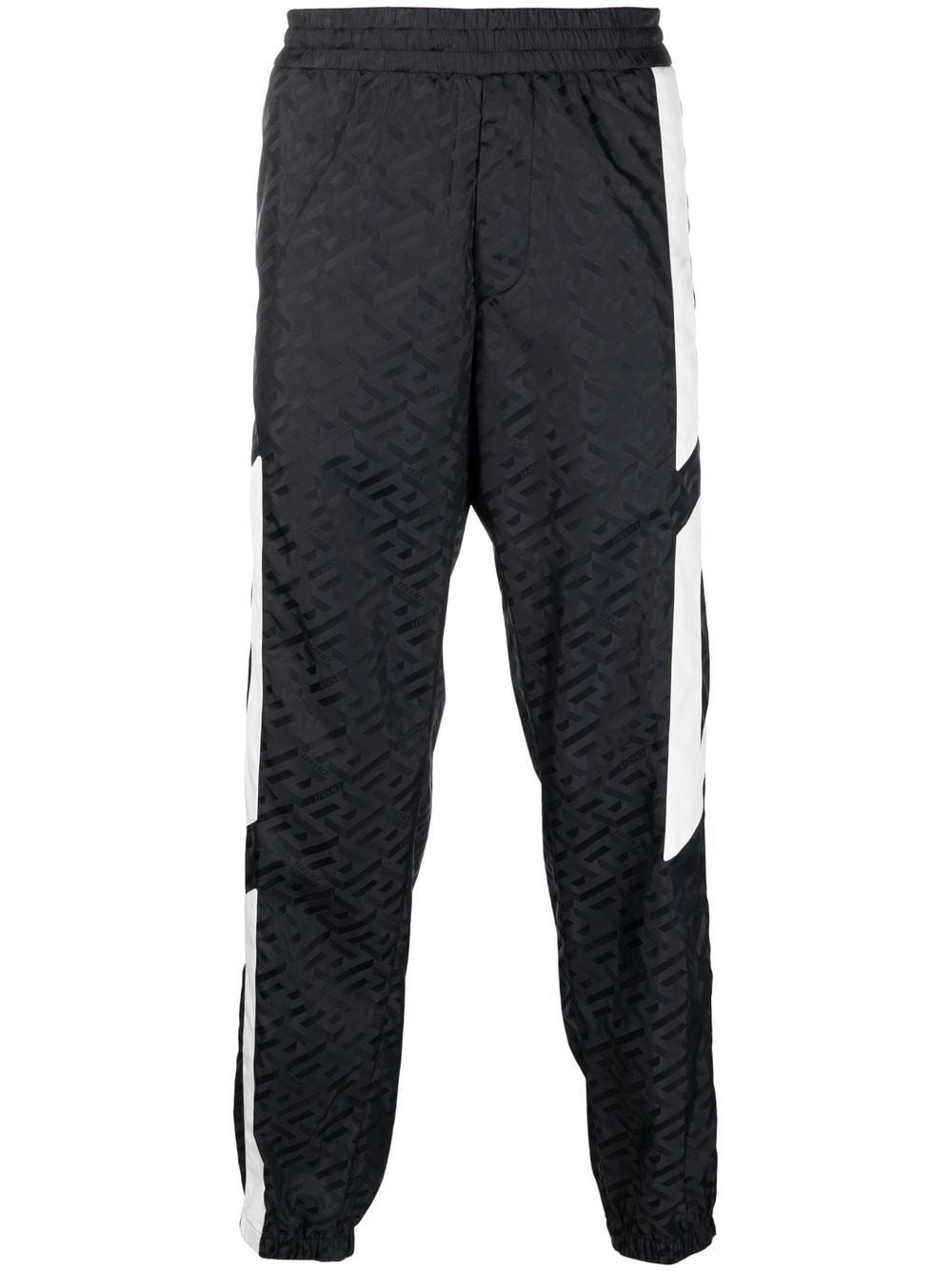 Versace logo-print track pants - Black von Versace