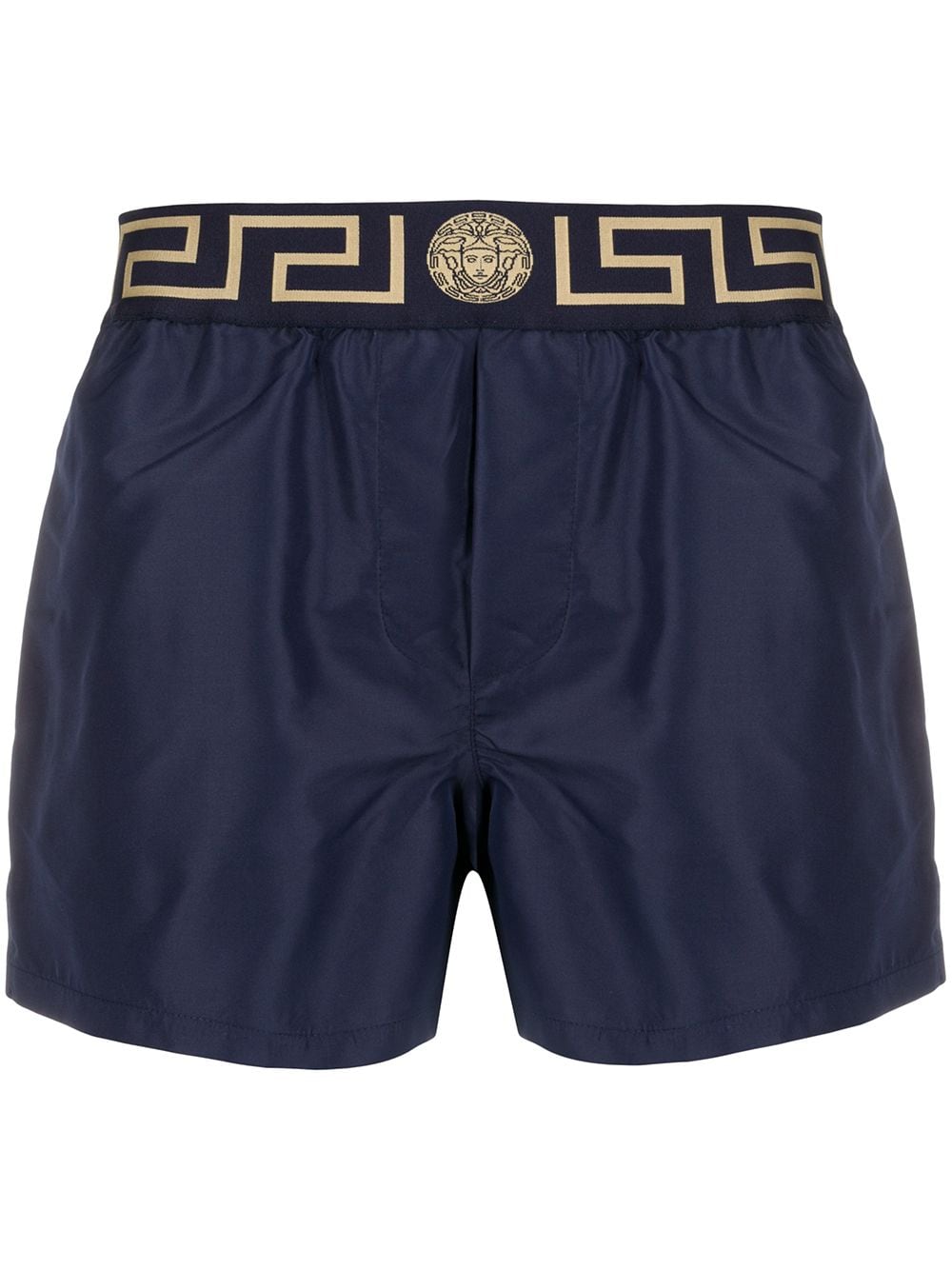 Versace Greca Border swim shorts - Blue von Versace