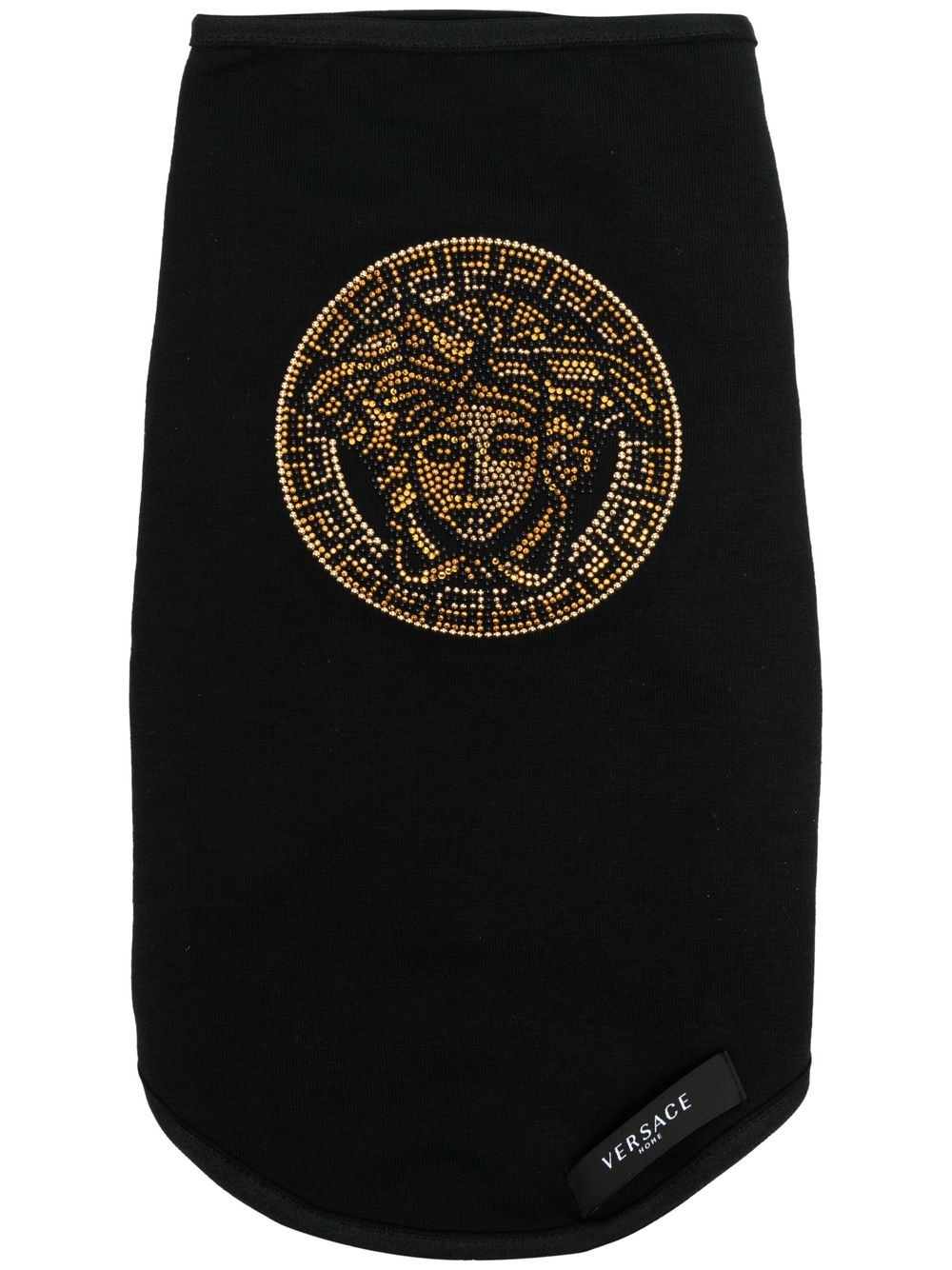 Versace Medusa small pet T-Shirt - Black von Versace