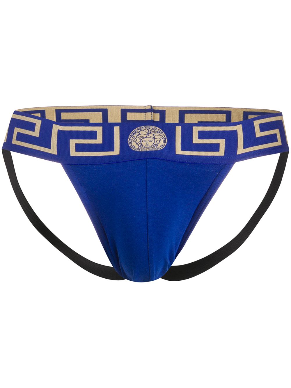 Versace Greca Border jockstrap - Blue von Versace