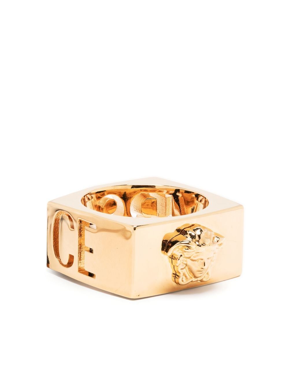 Versace Medusa logo ring - Gold von Versace