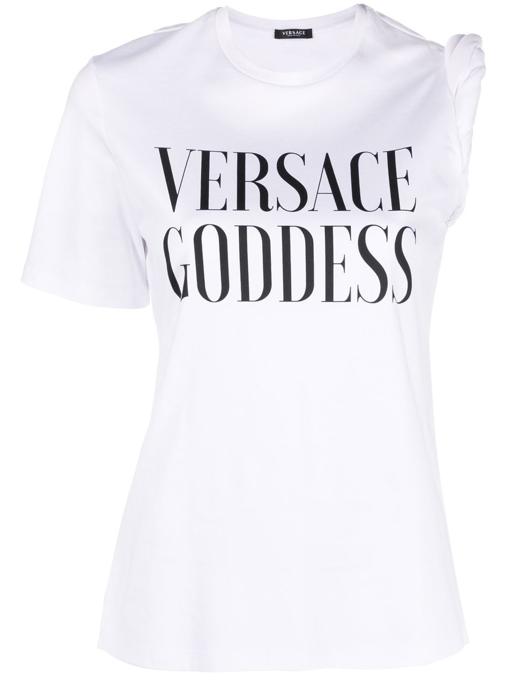 Versace logo-print cotton T-shirt - White von Versace