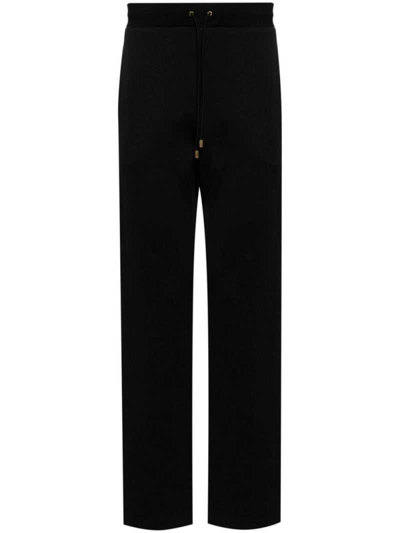 Versace straight-leg track pants - Black von Versace