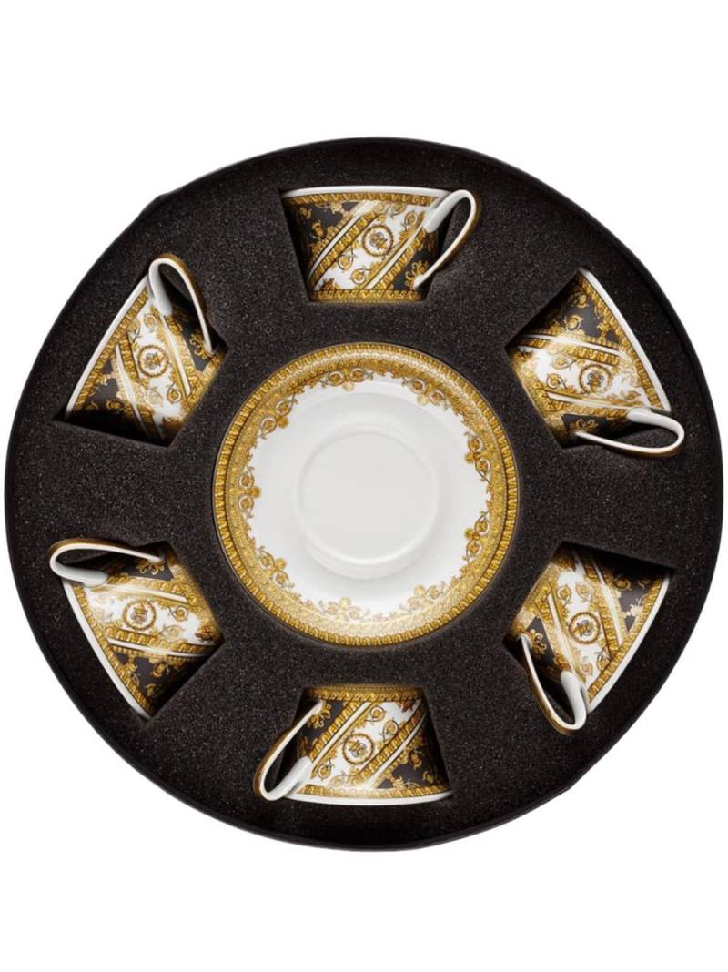 Versace x Rosenthal I Love Baroque tea cups (set of 6) - White von Versace