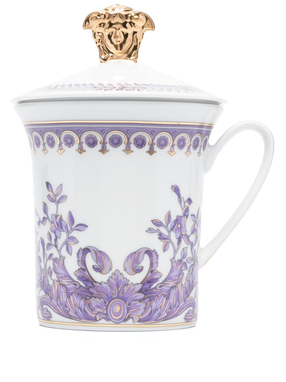 Versace x Rosenthal Le Grand Divertissement porcelain mug - White von Versace