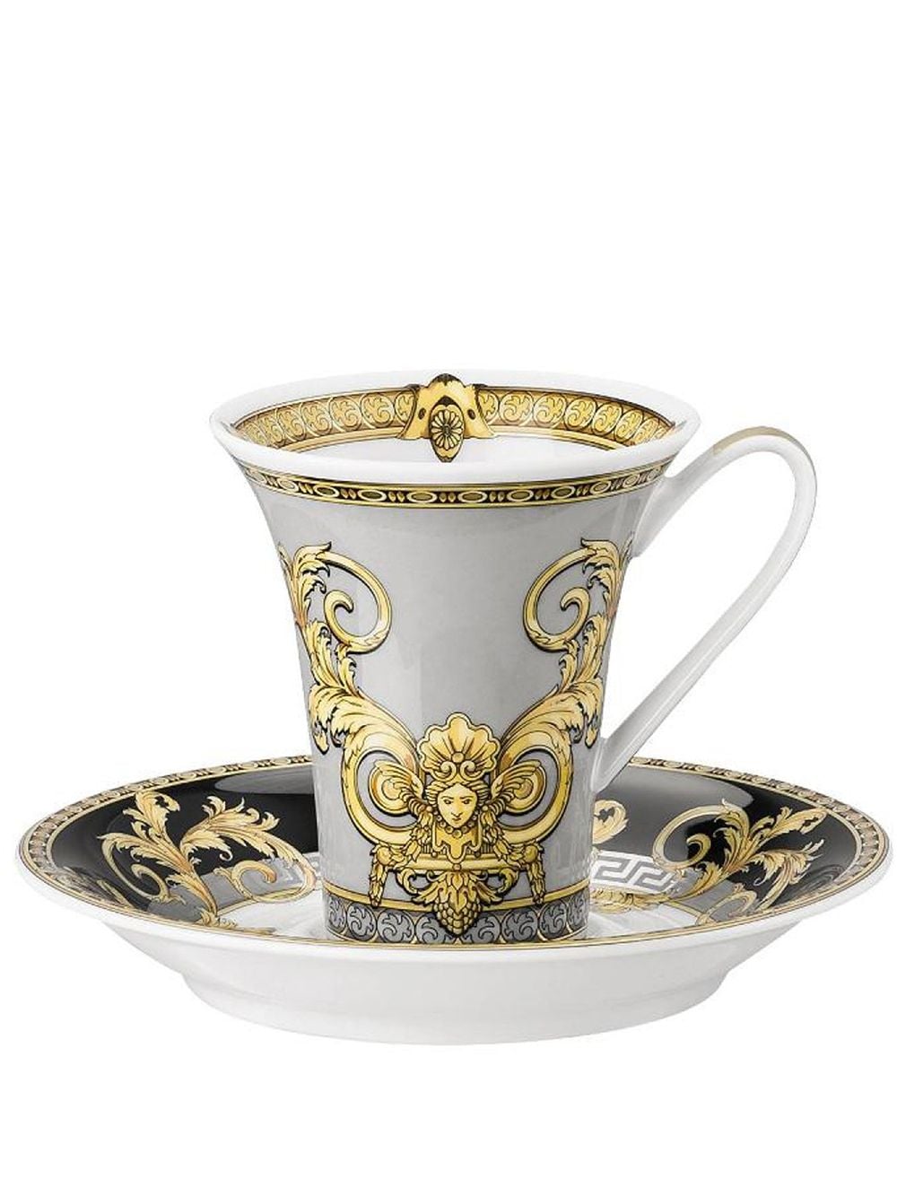 Versace x Rosenthal Prestige Gala espresso cup set - White von Versace