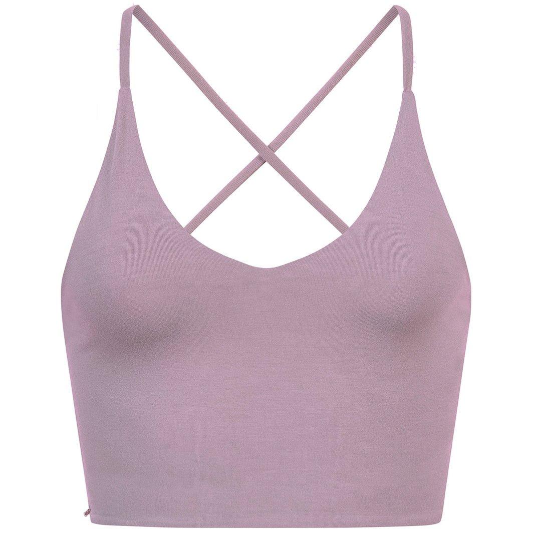 Yoga Bustier - 'linda' - Nachhaltig Und Komfortabel Damen Rosa L von Vervola