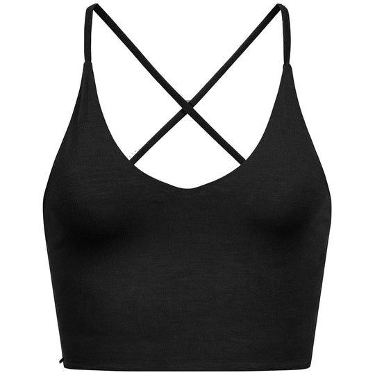 Yoga Bustier - 'linda' - Nachhaltig Und Komfortabel Damen Schwarz S von Vervola