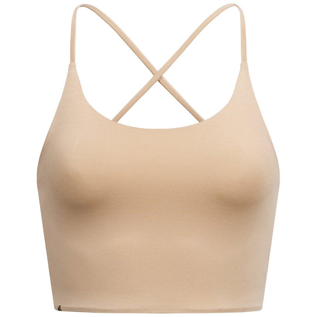 Yoga Top 'naomi' Damen Creme L