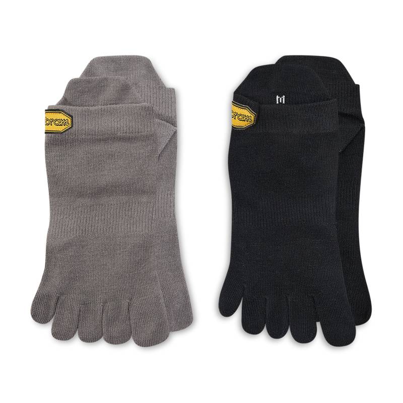 2er-Set Unisex-Sneakersocken Vibram Fivefingers Pack Sock S15N23P Schwarz von Vibram Fivefingers