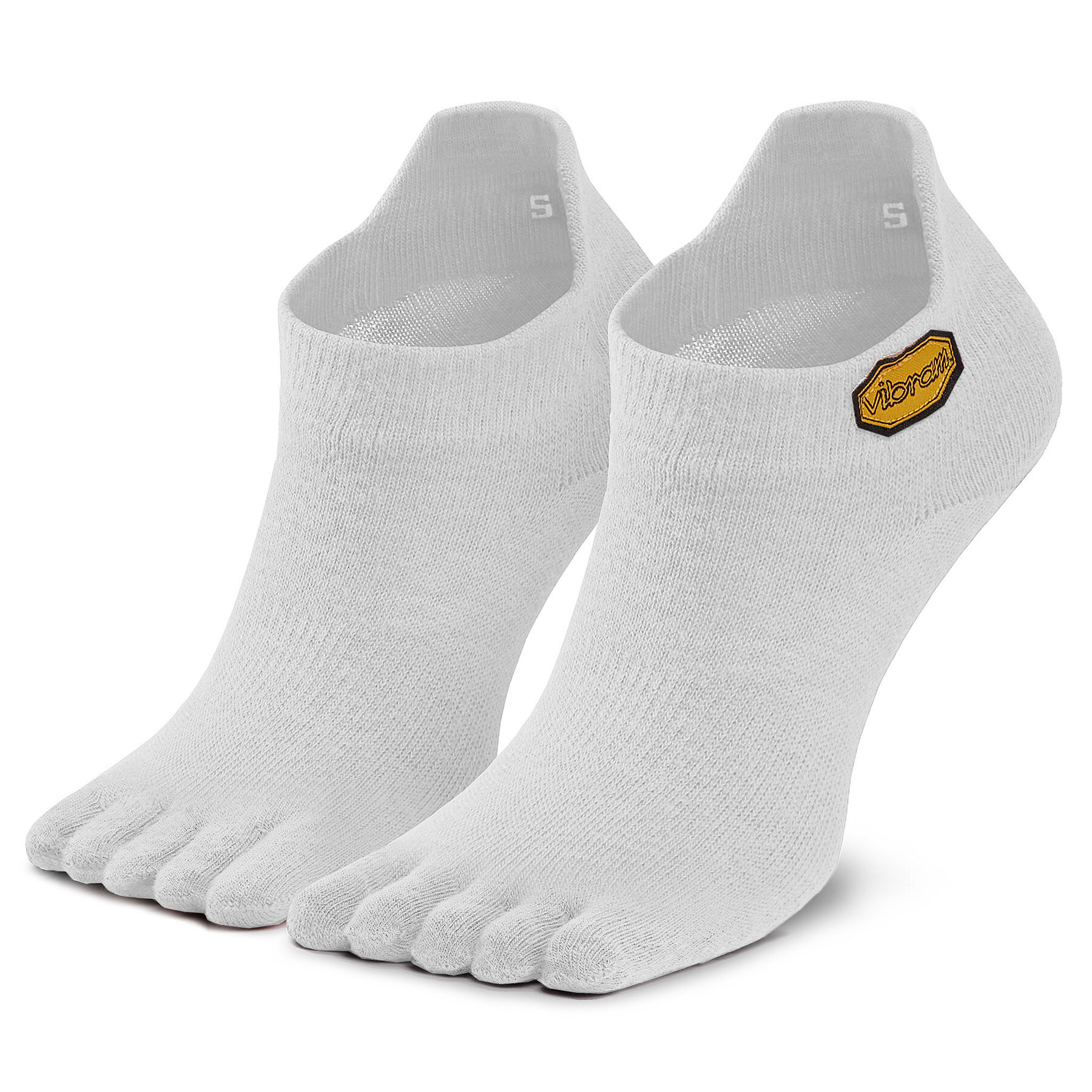 Niedrige Unisex Socken Vibram Fivefingers Athletic No Show S15N01 White von Vibram Fivefingers