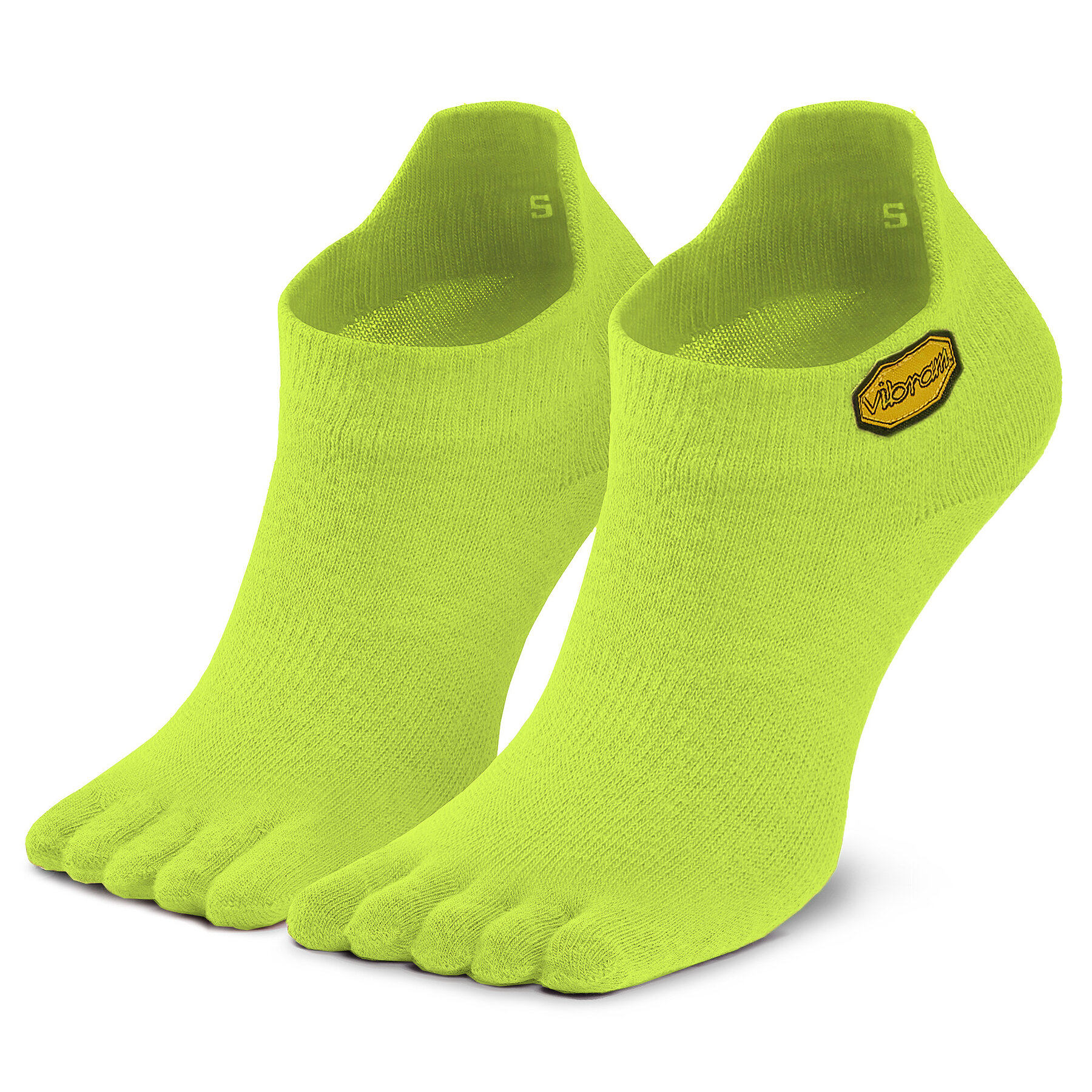 Niedrige Unisex Socken Vibram Fivefingers Athletic No Show S18N02 Yellow von Vibram Fivefingers