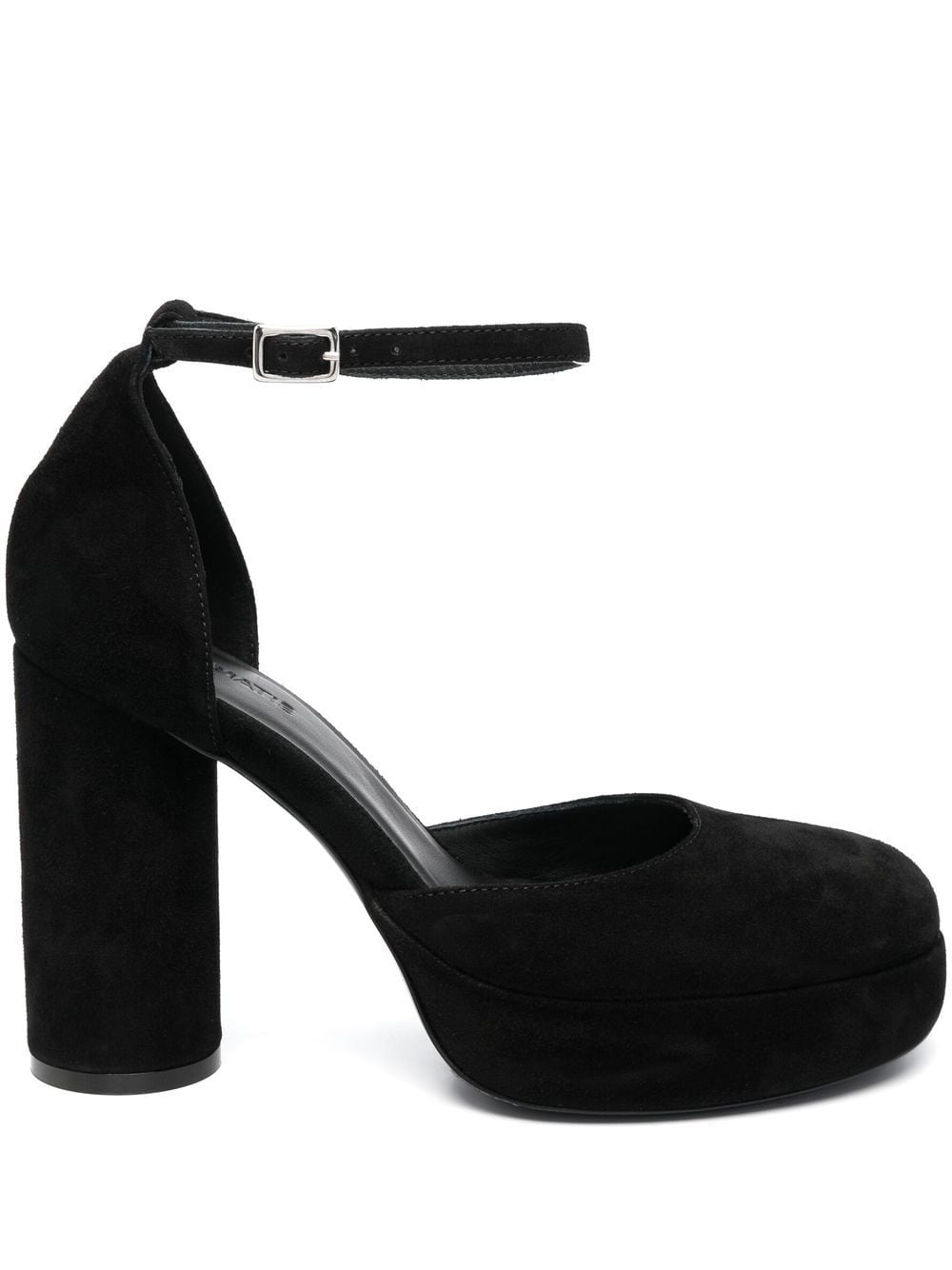 Vic Matie 105mm heeled suede sandals - Black von Vic Matie